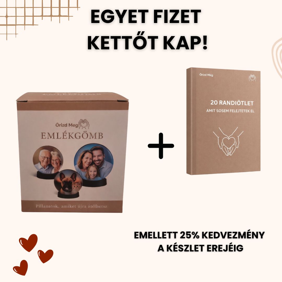 Emlékgömb - Egyedi emlék kristálygömbbe zárva